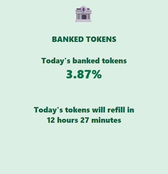 Cursor Banked Tokens Tracker Cursor Token Mizer showing unused daily Cursor tokens banked for later use